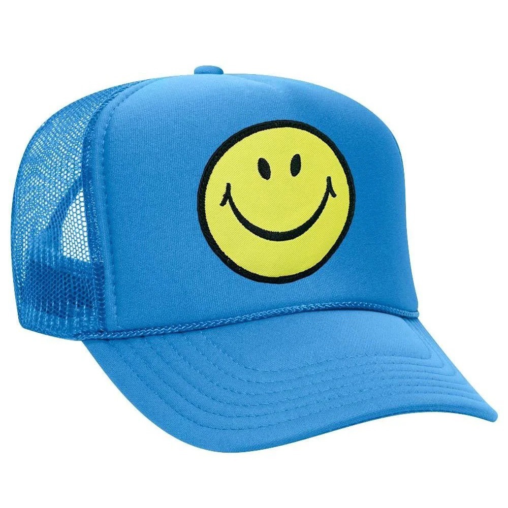 Aviator Nation Smiley Vintage Trucker Hat - Picture 1 of 1